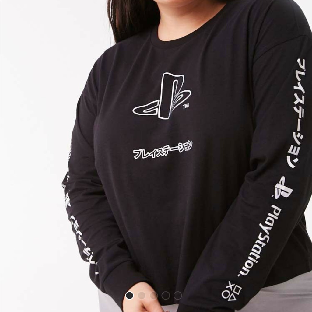 Plus Size Playstation Graphic Top